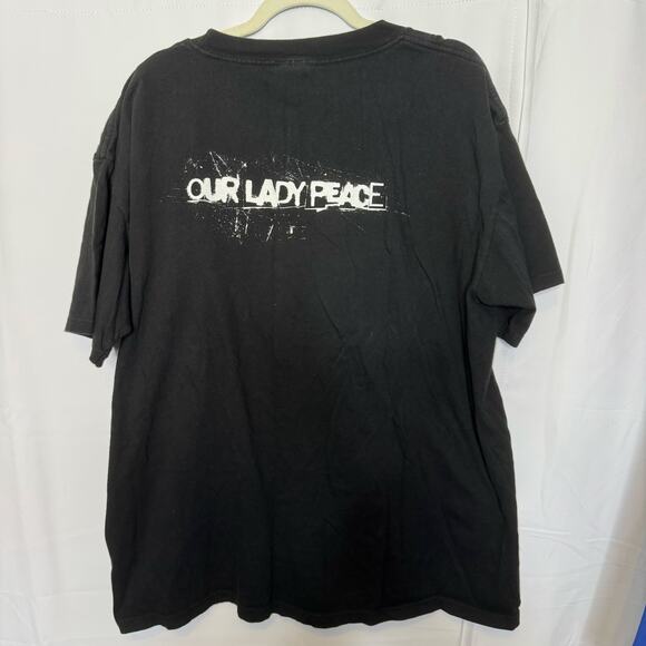 Our Lady Peace Vintage 90s Band T-Shirt XL Rock Tour Graphic Tee - Picture 2 of 9